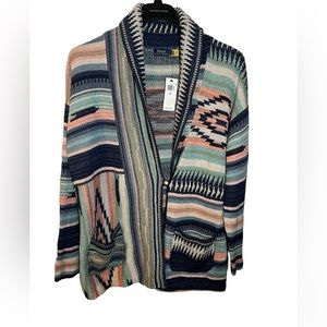 New with tags Polo Ralph Lauren Aztec Cardigan